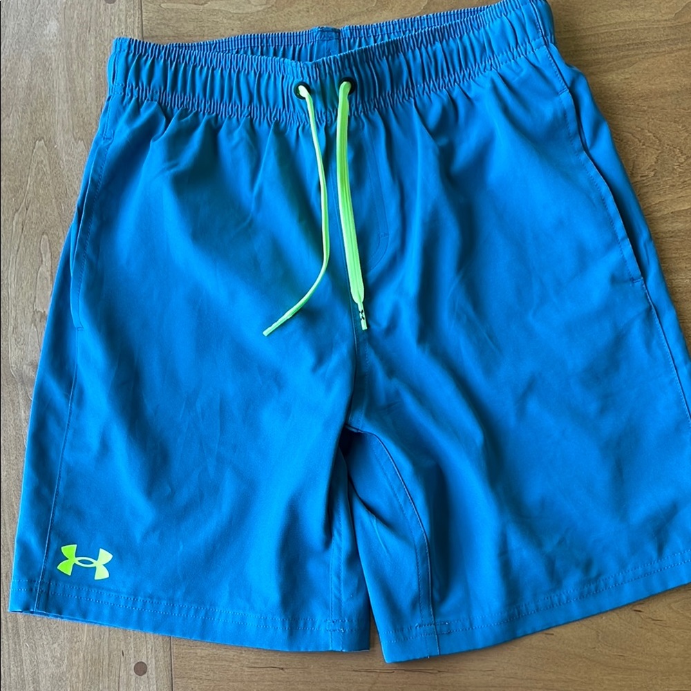 Under armour boys lined swim trunks - large
